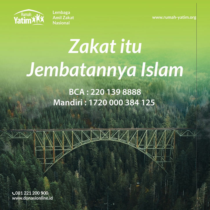 Zakat Jembatannya Islam
