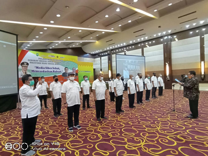 SMSI Riau Masa Bakti 2020- 2025 Resmi di Lantik