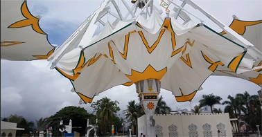 Masjid Raya An Nur Riau Segera Dipasangi Payung Elektrik