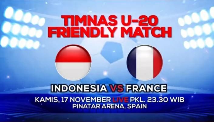 Timnas Indonesia U-20 Bakal Hadapi Prancis U-20 Pada Jumat Dini Hari