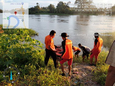 Sungai Siak Kembali Makan Korban, Aid Bocah 11 Tahun Tenggelam Terseret Arus