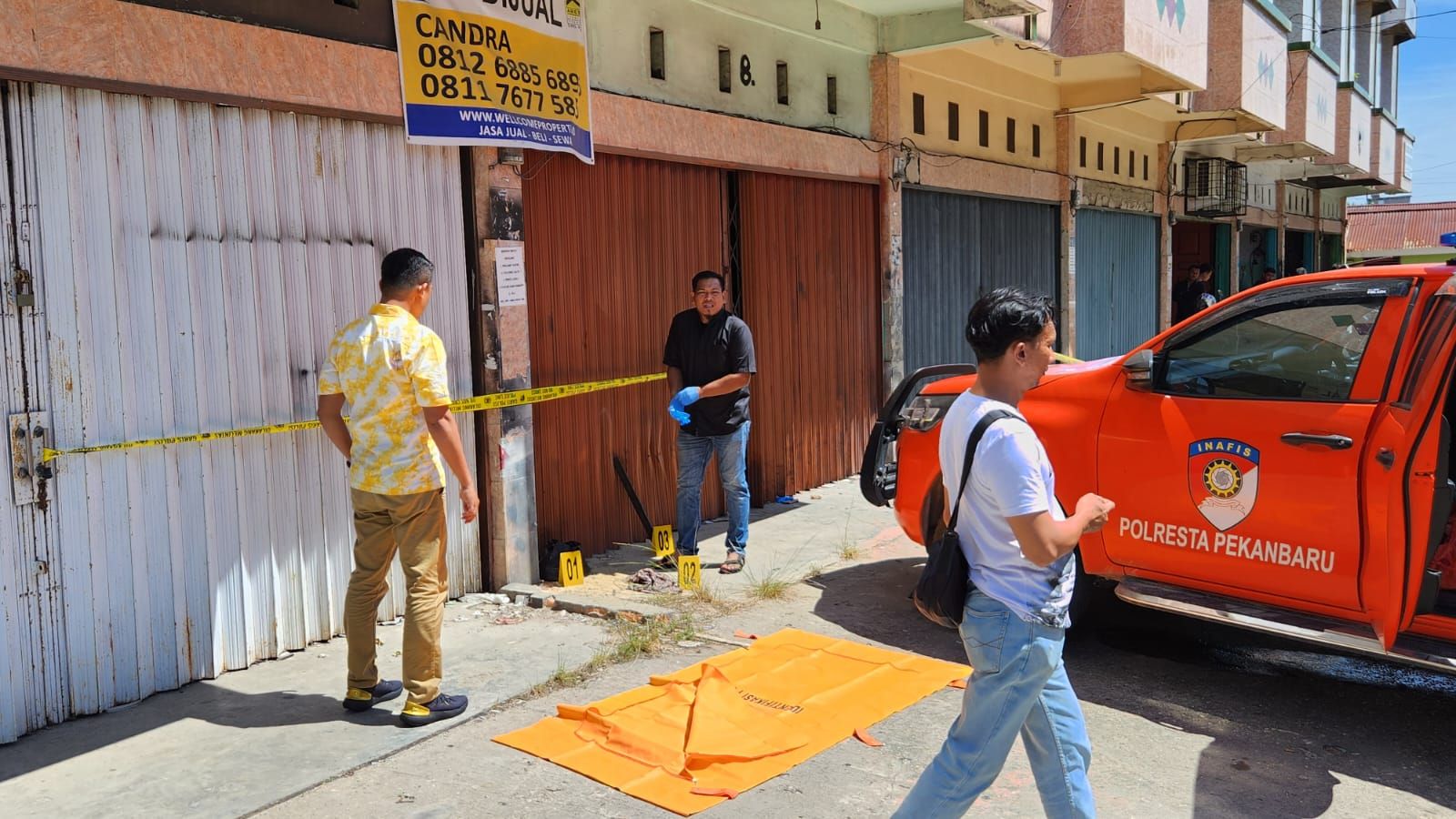 Penemuan Jasad Bayi Gegerkan Warga Pekanbaru