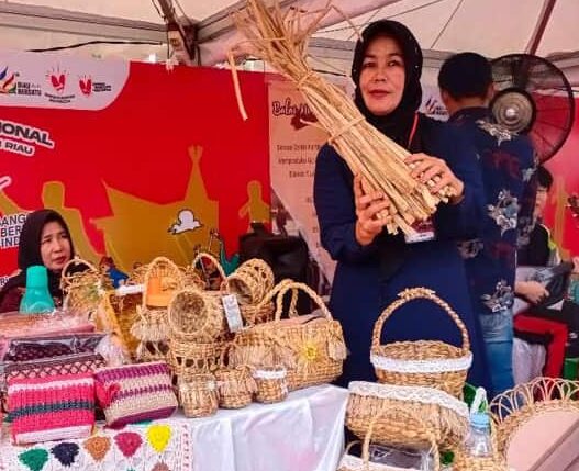 Ibu Inspiratif dari Kabupaten Kampar Mengubah Eceng Gondok Menjadi Karya Bernilai Jual dan Bermimpi Membuka Lapangan Kerja