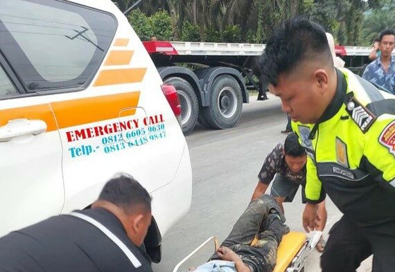 Dua Orang Tewas Akibat Kecelakaan Beruntun di Pelalawan