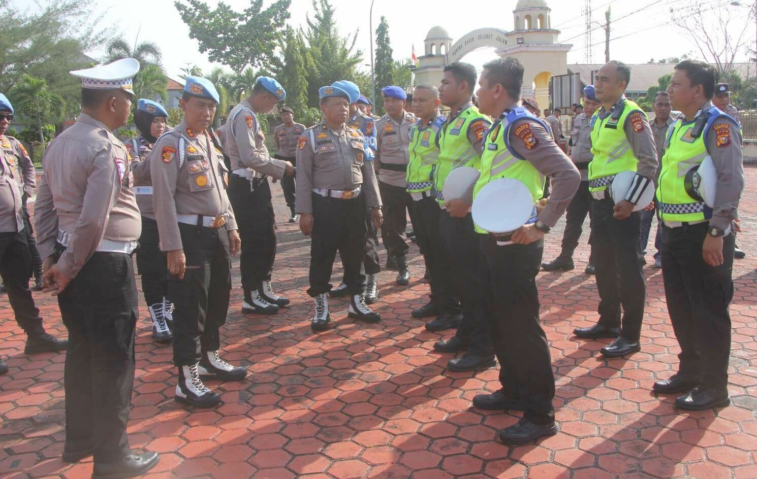 Personel Polres Bengkalis Menjalani Pemeriksaan dari Propam Polda Riau