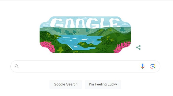 Google Doodle: Merayakan Keindahan Danau Toba