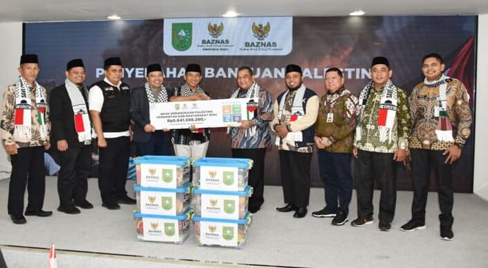Donasi dari Warga Riau untuk Palestina Mencapai Rp 5,6 Miliar