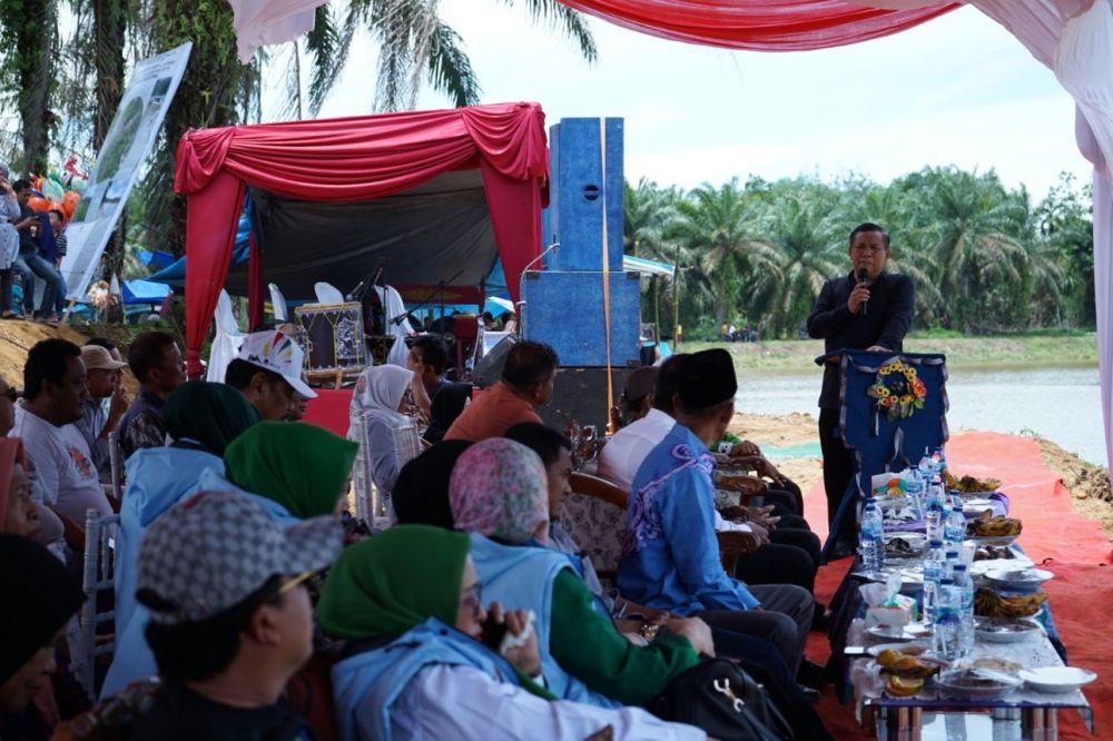 Peresmian Destinasi Wisata Baru Pulau Tobek Katoman Indah di Air Tiris